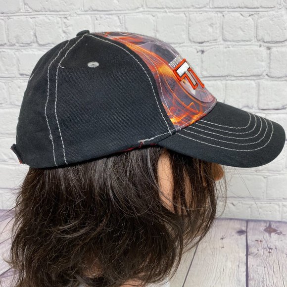 TRD Toyota Racing Development Hat Cap Strap Back Black Graphic Print Fast Eddie - Picture 4 of 9